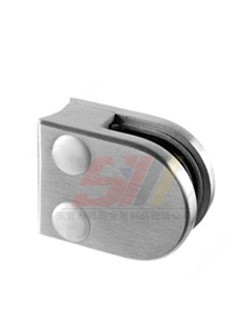 D Round Back Stainless Steel Glass Clamp