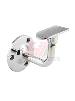 Stainless Steel Adjustable Round Handrail Bracket For Wall