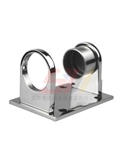 Wall Mounted Staircase Handrail  Round Tube Glass Bracket