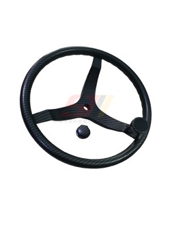 Carbon Fiber Stainless Steel Boat Steering Wheel